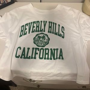 Beverly Hills cropped t-shirt